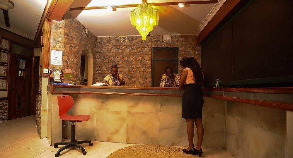 kenya comfort hotel reception